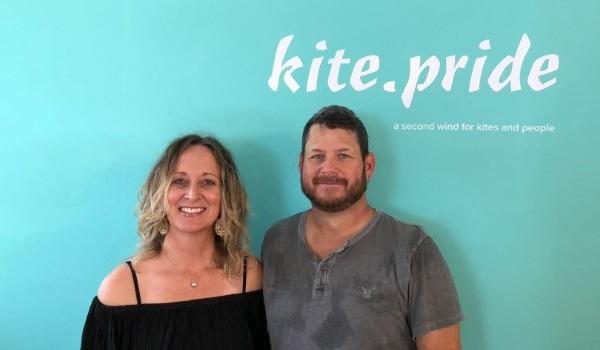 Meet Chris & Nicole - two of our long-term volunteers here in Tel Aviv - KitePride 