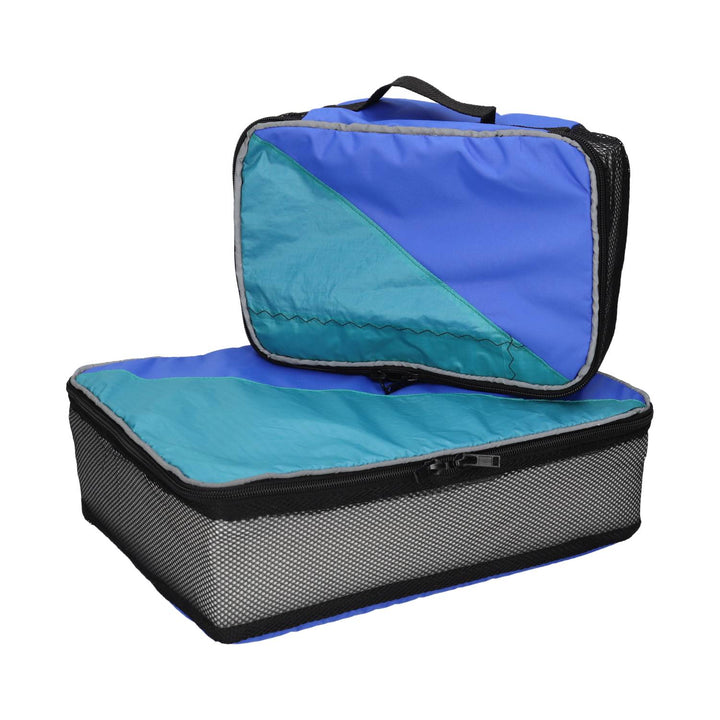 Packing Cubes (Set of 2) - blue & turqouise
