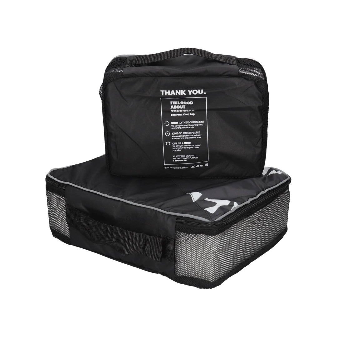 Packing Cubes (Set of 2) - black letters