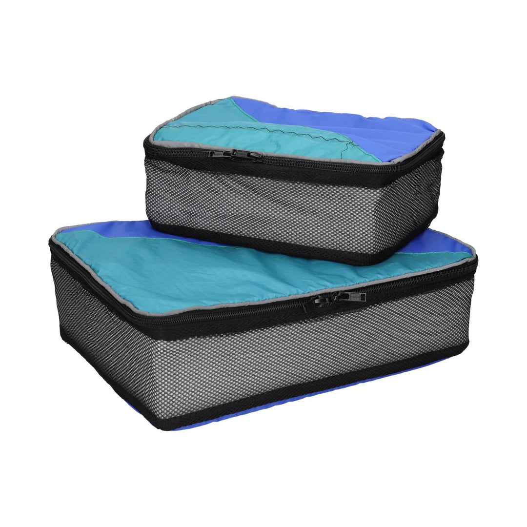 Packing Cubes (Set of 2) - blue & turqouise