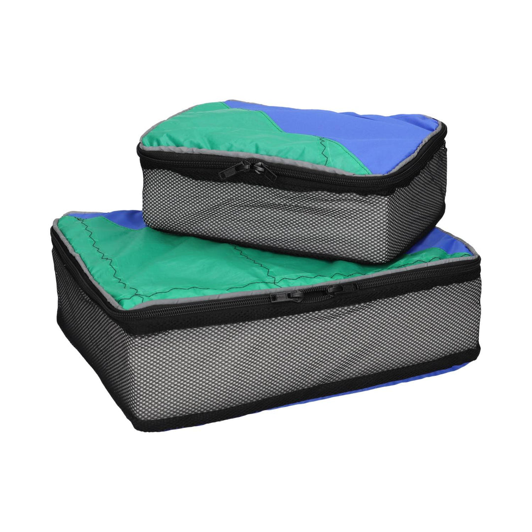 Packing Cubes (Set of 2) - blue & green