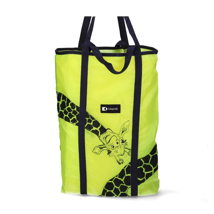 Upcycled Parachute Shopper -Hand Art