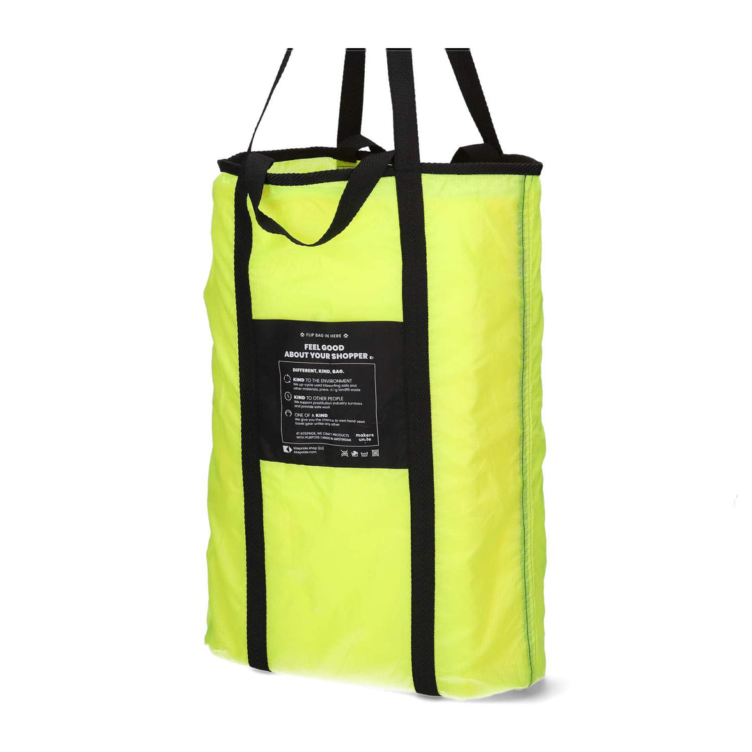 Nachhaltiger Kite Shopper Fallschirm- Handzeichnungen