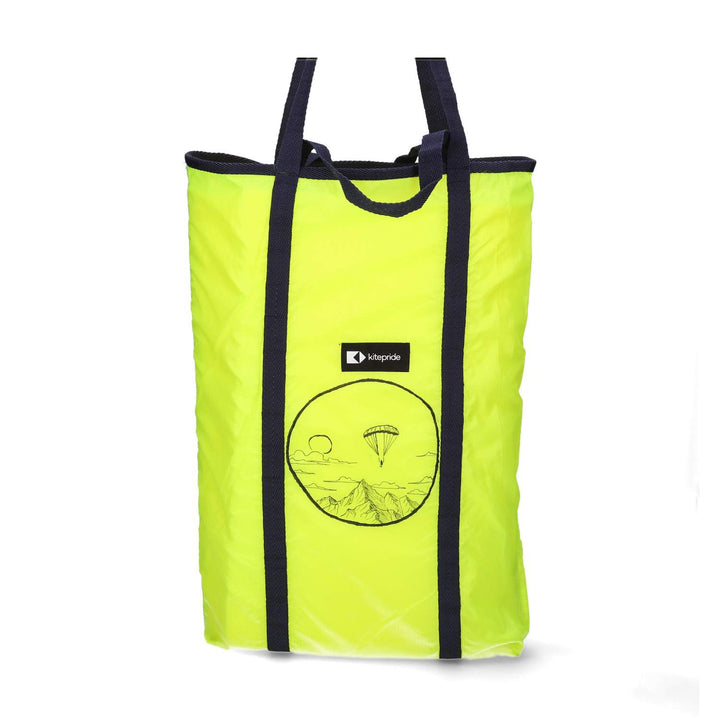 Upcycled Parachute Shopper -Hand Art