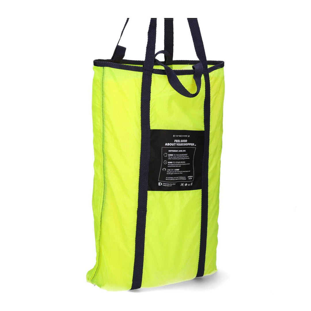 Upcycled Parachute Shopper -Hand Art