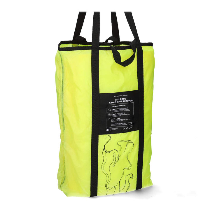 Upcycled Parachute Shopper -Hand Art