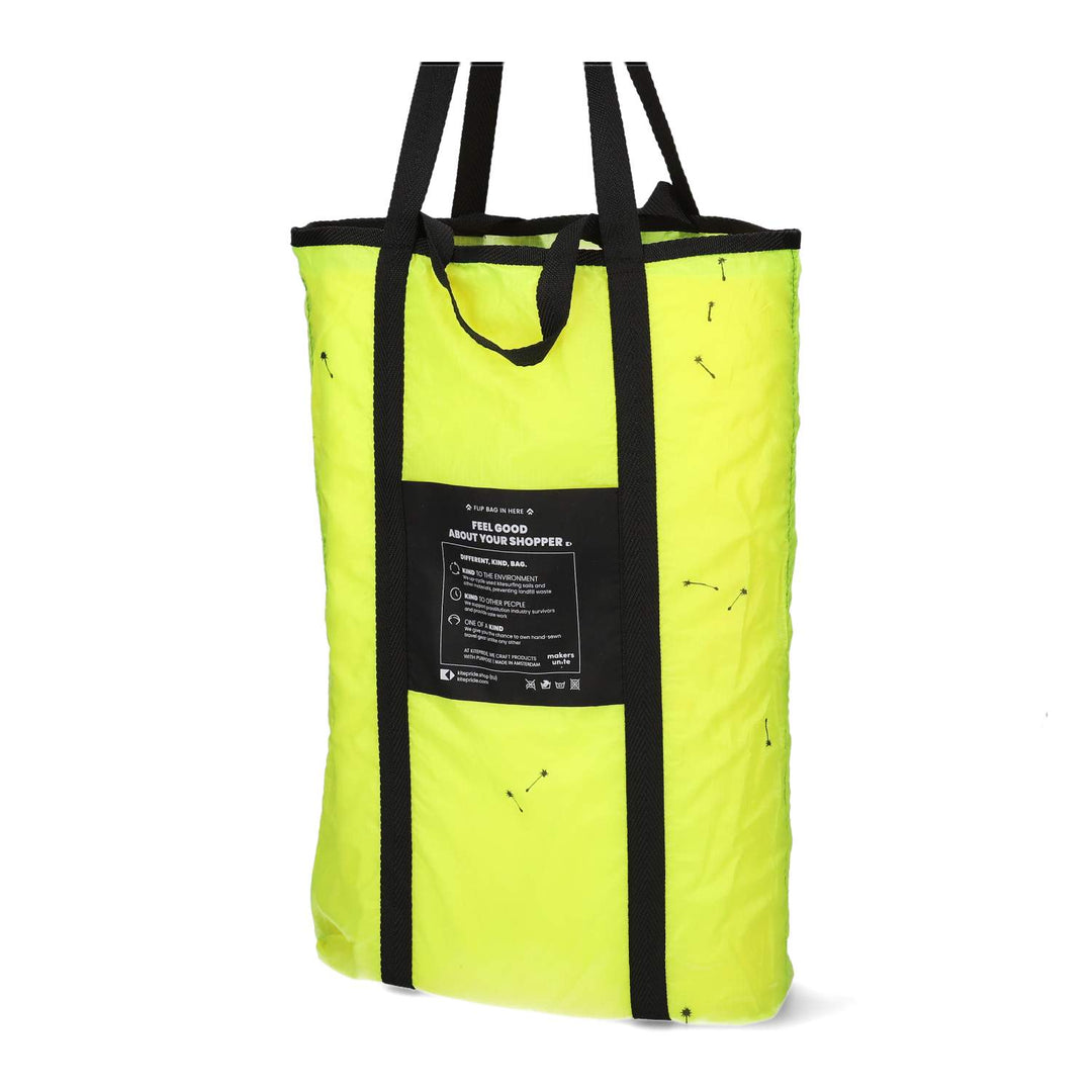 Upcycled Parachute Shopper -Hand Art