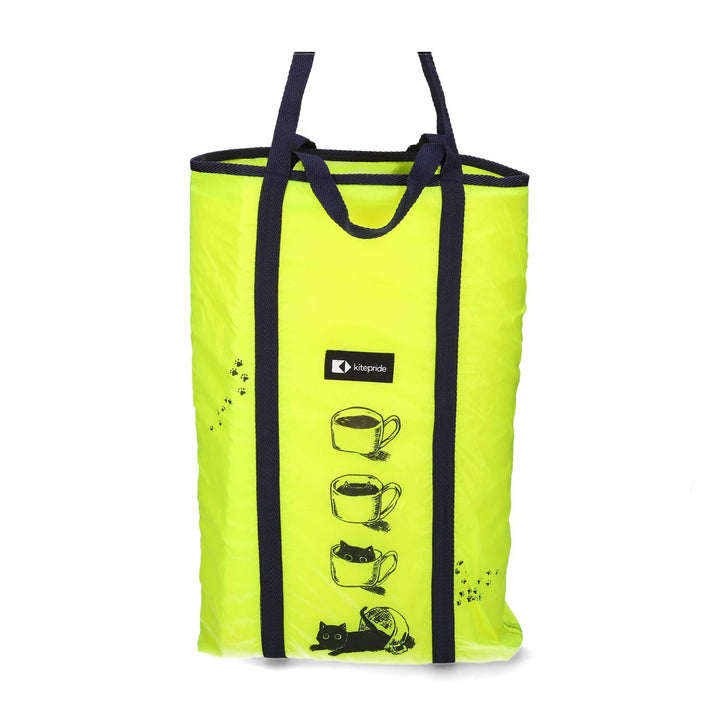 Upcycled Parachute Shopper -Hand Art