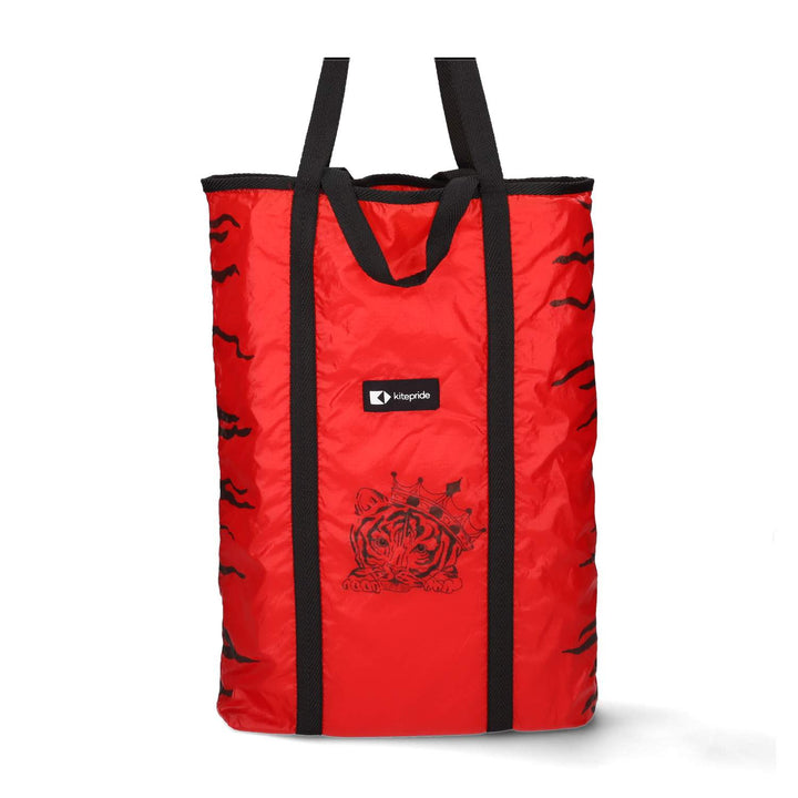 Upcycled Parachute Shopper -Hand Art