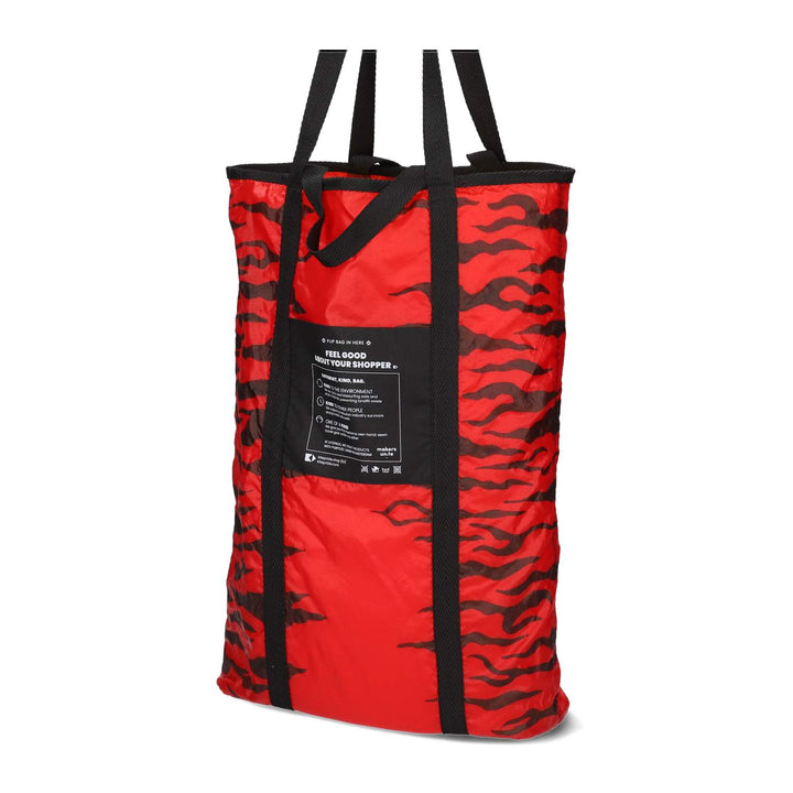 Upcycled Parachute Shopper -Hand Art