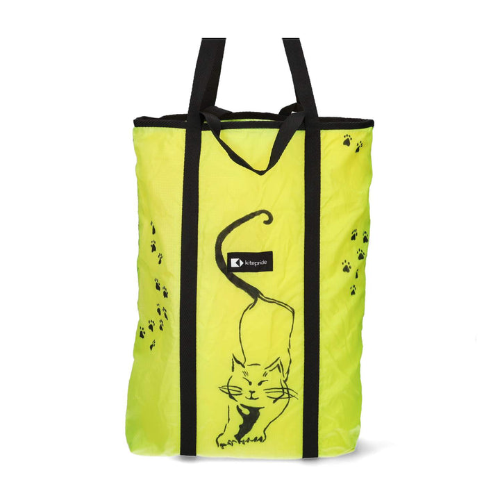 Upcycled Parachute Shopper -Hand Art