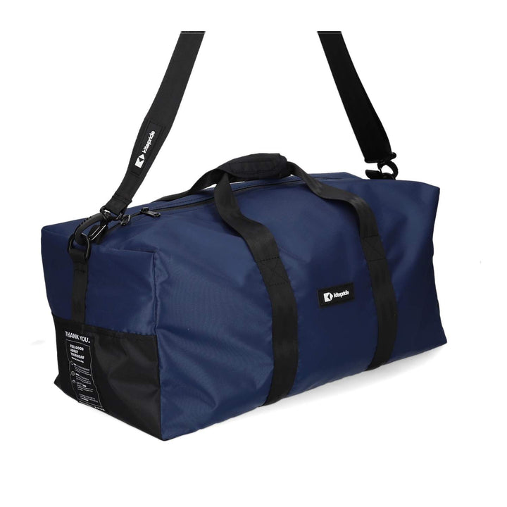 Sustainable Duffle Weekender Bag - Navy Blue