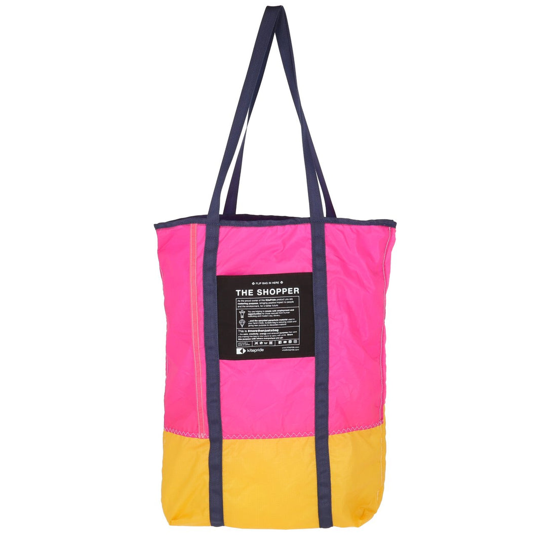 Shopper - Pink yellow