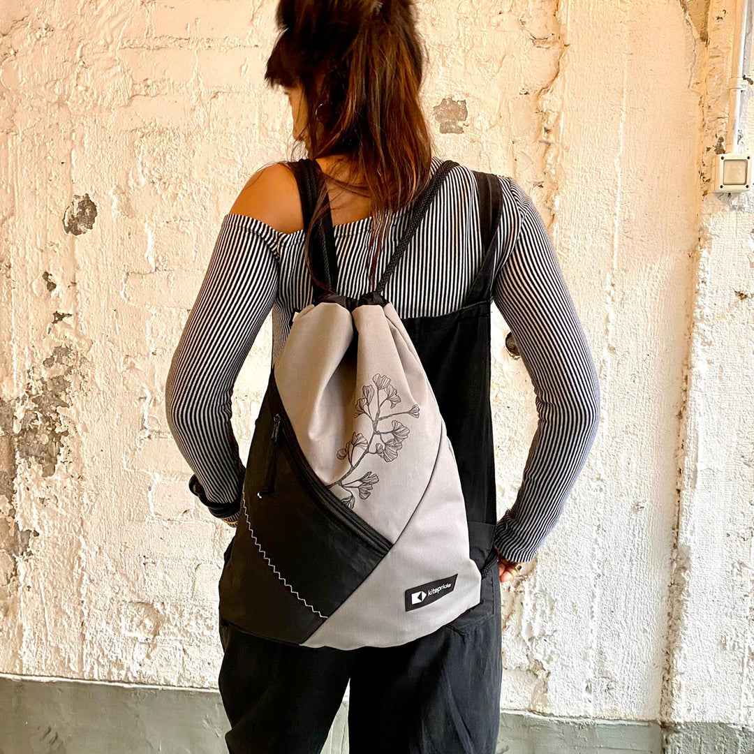 Maya's Drawstring For Good  *PREORDER הזמנה מראש* - KitePride Maya's Drawstring For Good  *PREORDER הזמנה מראש* - KitePride up-cycled recycled one of a kind fashion bags are